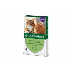 Advantage S.O. Antiparazitikum Mačka Do 4kg 1×0, 4ml vyobraziť