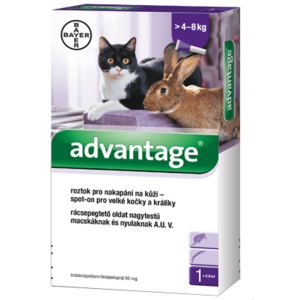 Advantage S.O. Antiparazitikum Mačka 4kg+ 1×0, 8ml vyobraziť