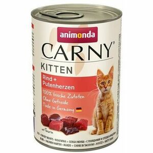Animonda Carny Kitten Konzerva pre mačky Hovädzie+Morčacie srdce 400g vyobraziť
