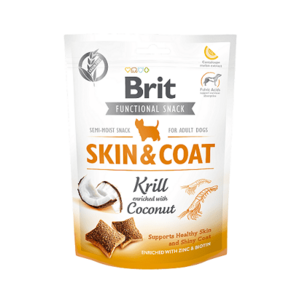 Brit Care Dog Snack Skin&Coat Krill 150g vyobraziť