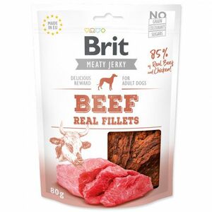 Brit Jerky Beef Fillets 80g vyobraziť