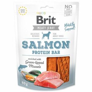 Brit Jerky Salmon Protein Bar 80g vyobraziť