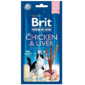 Brit Premium By Nature Cat Sticks With Chicken & Liver vyobraziť