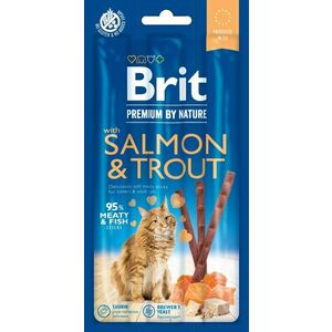Brit Premium By Nature Cat Sticks With Salmon & Trout vyobraziť