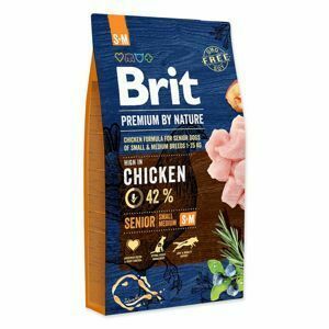 Brit Premium By Nature Senior S+M 8kg vyobraziť