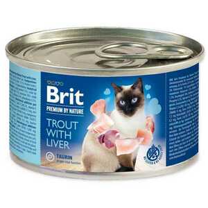 Brit Premium By Nature Cat Trout With Liver 200g vyobraziť