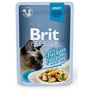 Brit Premium Cat Delicate Fillets In Gravy With Chicken 85g vyobraziť