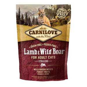 Carnilove Cat Grain Free Lamb&Wild Boar Adult Sterilised 400g vyobraziť