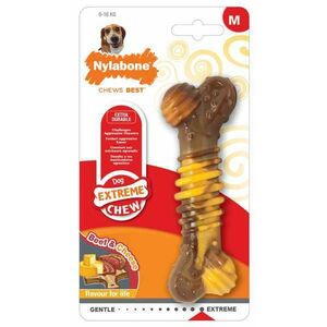 Nylabone Healthy Edibles Extreme Chew Texture Bone Steak&Cheese M vyobraziť