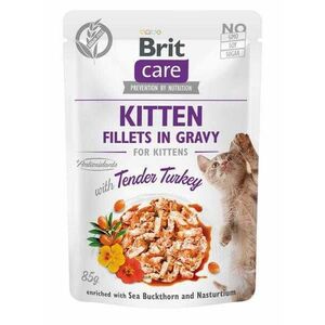 Brit Kapsička Care Cat Kitten Fillets In Gravy Turkey 85g vyobraziť