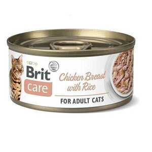 Brit Care Konzerva Cat Chicken Breast With Rice 70g vyobraziť
