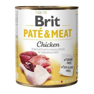 Brit Konzerva Pate & Meat Chicken 800g vyobraziť