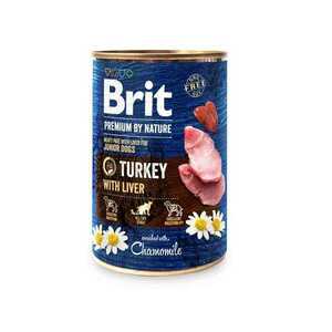 Brit Konzerva Premium By Nature Turkey With Liver 400g vyobraziť