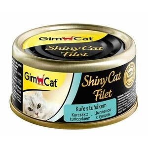 Shiny Cat Konzerva Filet Kura s Tuniakem 70g vyobraziť