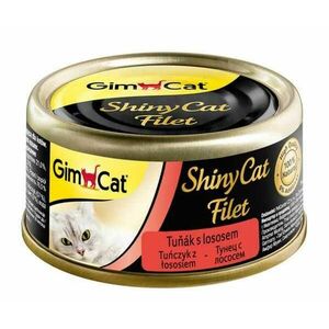 Shiny Cat Konzerva Filet Tuniak s Lososem 70g vyobraziť