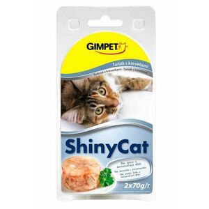 Shiny Cat konzerva Tuniak+Krevety 2×70g vyobraziť