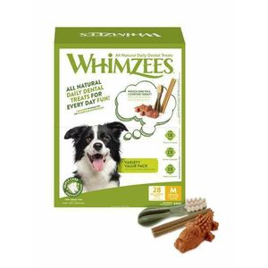 Whimzees Dental Mix Box M 28ks vyobraziť