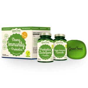 GreenFood Nutrition STRONG IMMUN+Probio+Pillbox vyobraziť