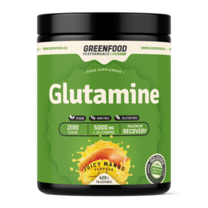 GreenFood Performance Glutamine Juicy mango 420g vyobraziť