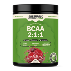 GreenFood Performance BCAA 2: 1: 1 raspberry 420g vyobraziť