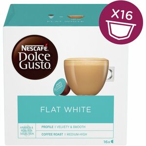 Nestle Dolce G. Flat White 16 Cap. Nescafé vyobraziť