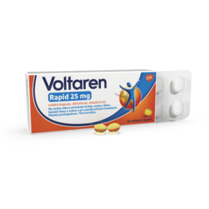 VOLTAREN Rapid 25 mg pre rýchlu uľavu od bolesti 10 kapsúl vyobraziť