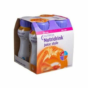 NUTRIDRINK Juice style s pomarančovou príchuťou 4 x 200 ml vyobraziť