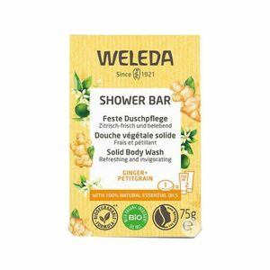 WELEDA Shower bar bylinkové mydlo zázvor + petitgrain 75 g vyobraziť