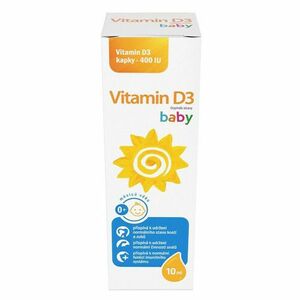 SIROWA Vitamín D3 baby kvapky 400 IU 10 ml vyobraziť