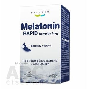 Melatonin RAPID komplex 5mg SALUTEM rozpustné tablety 1x100 ks vyobraziť