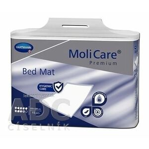 MoliCare Premium Bed Mat 9 kvapiek 60x60 cm absorpčné podložky 1x15 ks vyobraziť