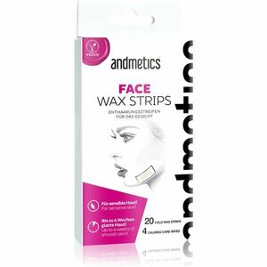andmetics Wax Strips Face voskové depilačné pásiky na tvár 20 ks vyobraziť