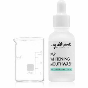 My White Secret PAP Whitening Mouthwash koncentrovaná ústna voda s bieliacim účinkom 30 ml vyobraziť