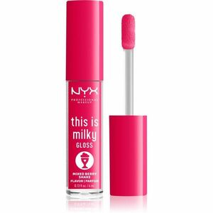 NYX Professional Makeup This is Milky Gloss Milkshakes hydratačný lesk na pery s parfumáciou odtieň 09 Berry Shake 4 ml vyobraziť