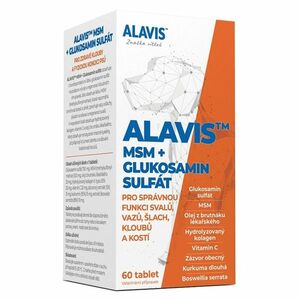 ALAVIS MSM + Glukosamín sulfát pre psy 60 tabliet vyobraziť