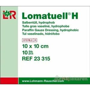 Lomatuell H Tyl mastný 10 x 10cm sterilní 10 ks vyobraziť