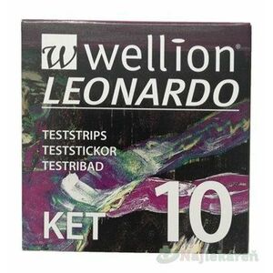 Wellion LEONARDO KET Prúžky testovacie (1bal) 10ks vyobraziť