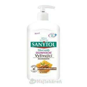 Sanytol tekuté mydlo dezinfekční vyživující regenerační 250 ml vyobraziť