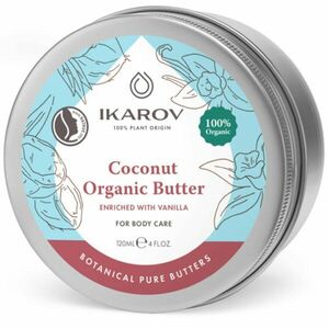 Bio kokosové maslo s vanilkou 100 % prírodné IKAROV 120 ml vyobraziť