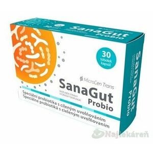 SanaGut Probio, probiotikum, 30 cps s cieleným uvoľňovaním vyobraziť