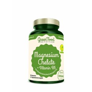 Magnesium + Vitamin B6 GREEN FOOD 90 kaps. vyobraziť