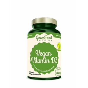 Prírodný vitamín D3 GREEN FOOD 60 kaps. vyobraziť