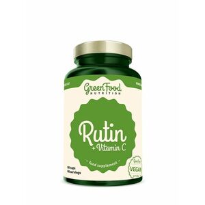 Rutín + Vitamín C GREEN FOOD 60 kaps. vyobraziť