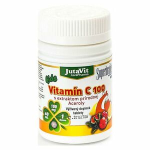 JUTAVIT Vitamin C 100 s extraktom prírodnej Aceroly - kids 60 kapsúl vyobraziť