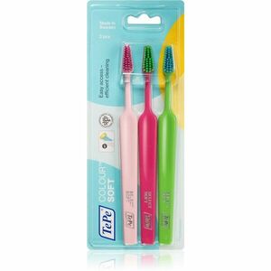 TePe Colour Soft zubné kefky soft 3 ks vyobraziť