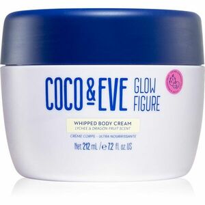 Coco & Eve Glow Figure Whipped Body Cream výživný telový krém s vôňou Lychee & Dragon Fruit 212 ml vyobraziť