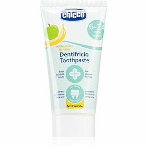 Chicco Toothpaste 6-24 months zubná pasta pre deti Apple-Banana 50 ml vyobraziť