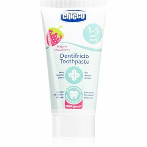 Chicco Toothpaste 1-5 years zubná pasta pre deti Strawberry 50 ml vyobraziť