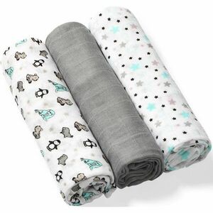 BabyOno Take Care Natural Diapers látkové plienky 70 x 70 cm Gray 3 ks vyobraziť