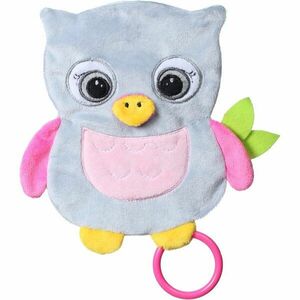 BabyOno Have Fun Cuddly Toy for Babies hebký maznáčik s hryzadielkom Owl Celeste 1 ks vyobraziť